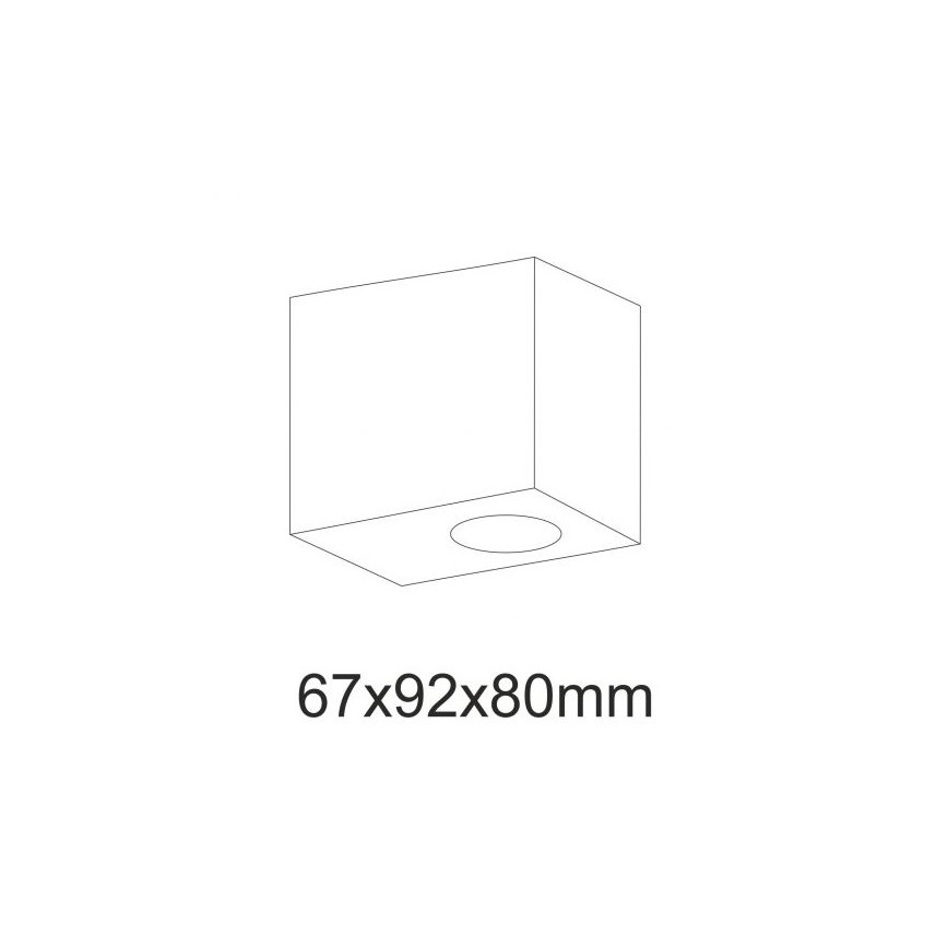 Outdoor wall spotlight BOSTON 1xGU10/35W/230V IP44