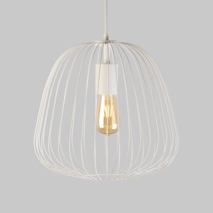 OVELLA Cable Pendant Light 1x E27/15W/230V Ø 36 cm, Cream