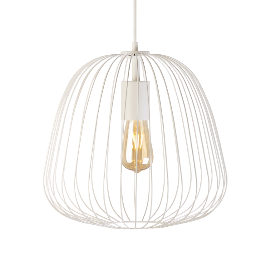OVELLA Cable Pendant Light 1x E27/15W/230V Ø 36 cm, Cream
