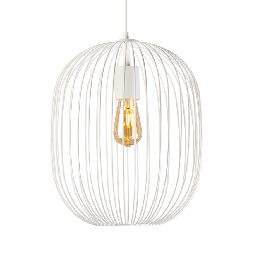 OVELLA Cable Pendant Light 1×E27/15W/230V, Ø 34 cm, Cream
