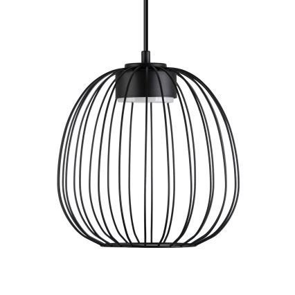 OVELLA cable-suspended pendant light 1x GX53/10W/230V Ø 25 cm black