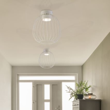 OVELLA Ceiling Light, 1x GX53/10W/230V, Ø 25 cm, Cream