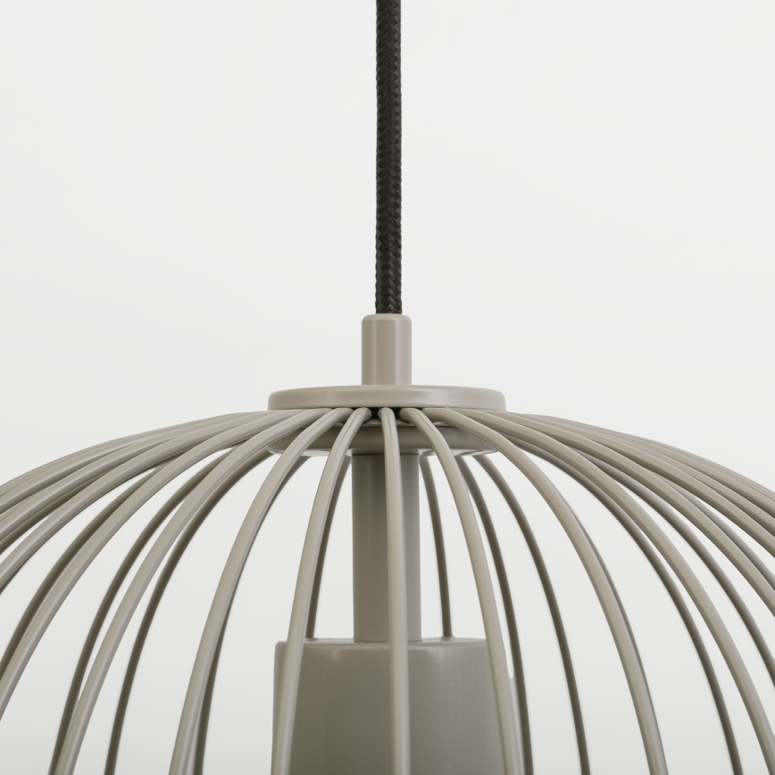 OVELLA pendant light on cord 1x E27/15W/230V, Ø 34 cm, beige