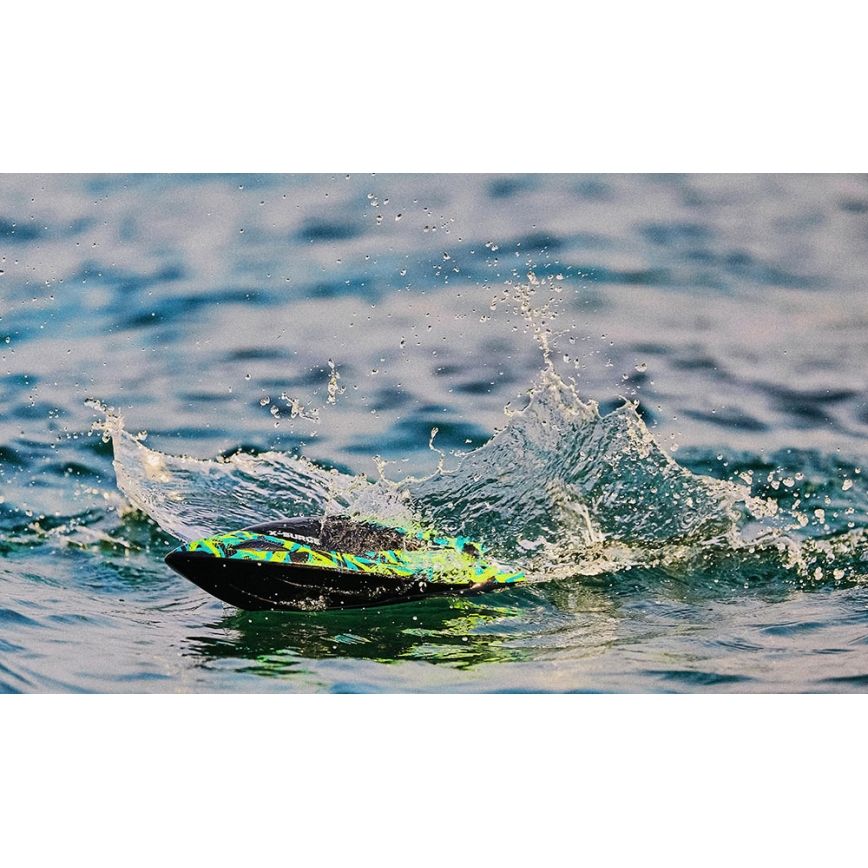 Overmax - RC remote-controlled boat X-SURGE 4000 mAh Black/Green