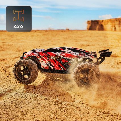 Overmax - X-MONSTER 3.5 RC Car 1700 mAh Black/Red/Green