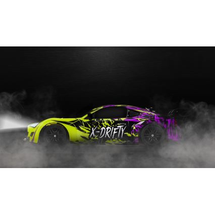 Overmax - X-DRIFT RC drift car with remote control, 1000 mAh, yellow/purple