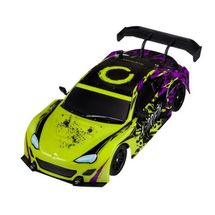 Overmax - X-DRIFT RC drift car with remote control, 1000 mAh, yellow/purple