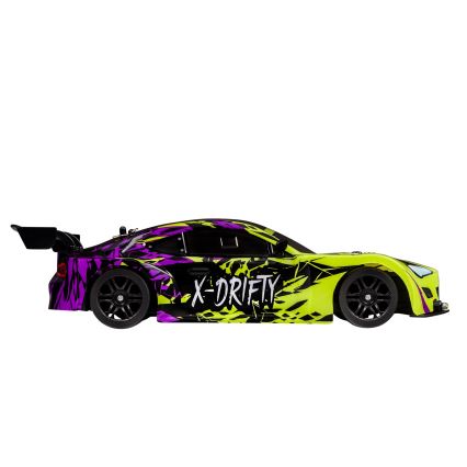 Overmax - X-DRIFT RC drift car with remote control, 1000 mAh, yellow/purple