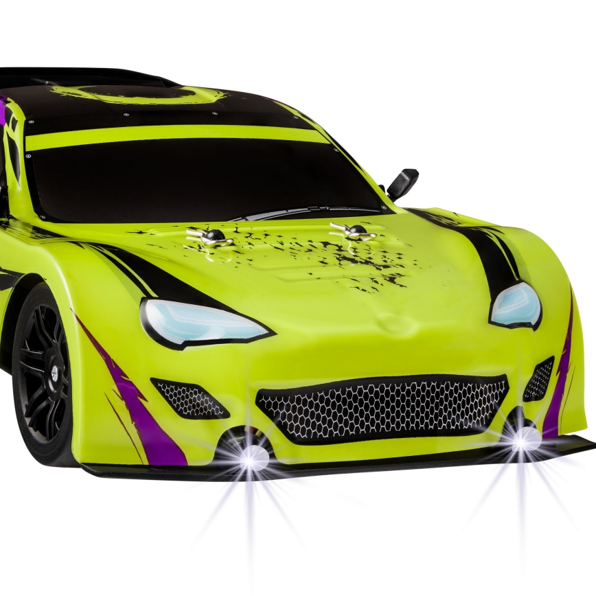 Overmax - X-DRIFT RC drift car with remote control, 1000 mAh, yellow/purple