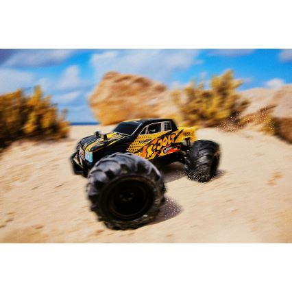 Overmax - X-JOLT Remote-Controlled RC Car, 1000 mAh, Black/Yellow