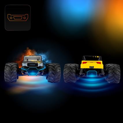 Overmax - X-JOLT Remote-Controlled RC Car, 1000 mAh, Black/Yellow