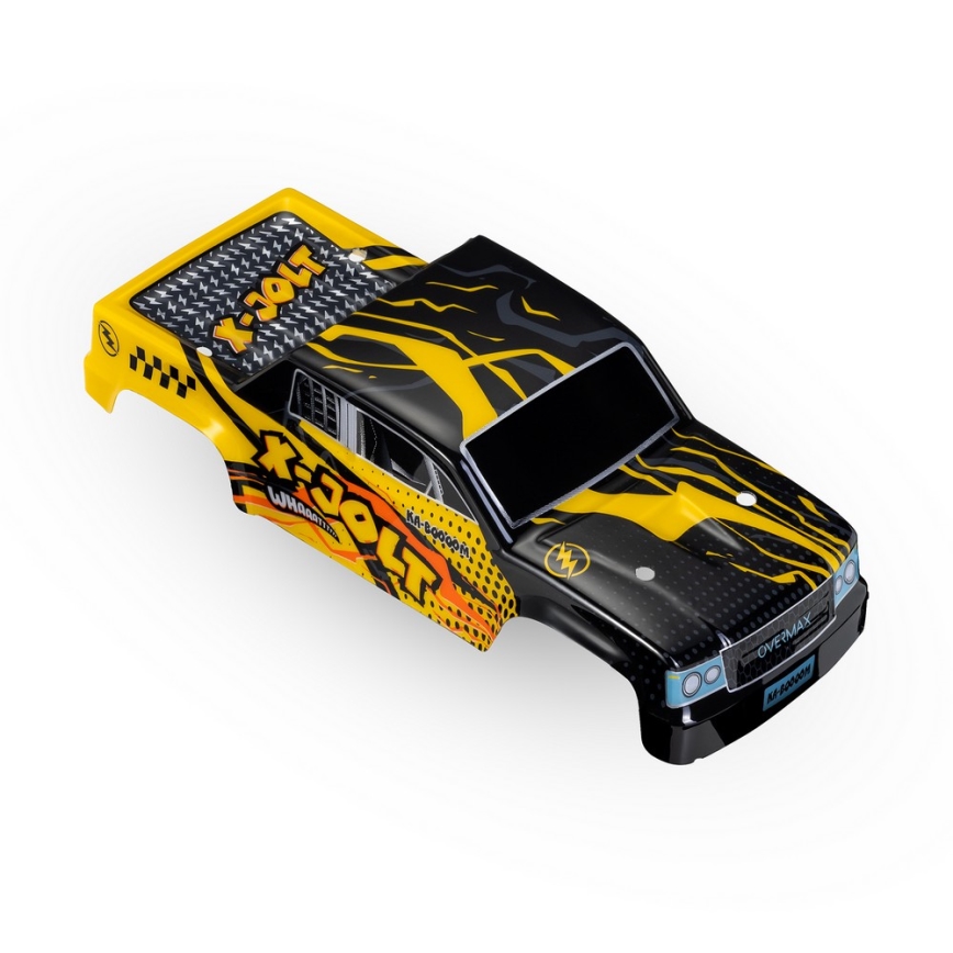 Overmax - X-JOLT Remote-Controlled RC Car, 1000 mAh, Black/Yellow