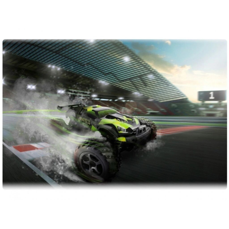 Overmax - X-MONSTER 3.0 Remote-Control RC Car 1700 mAh Black/Green