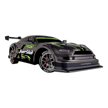 Overmax - X-OVERSLIDE RC Drift Car with Remote Control, 1000 mAh, Black/Green/Blue/Red