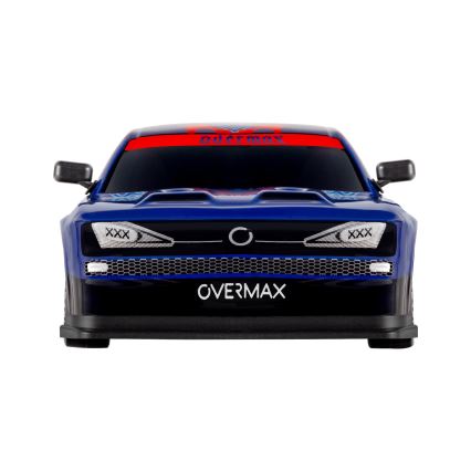 Overmax - X-OVERSLIDE RC Drift Car with Remote Control, 1000 mAh, Black/Green/Blue/Red