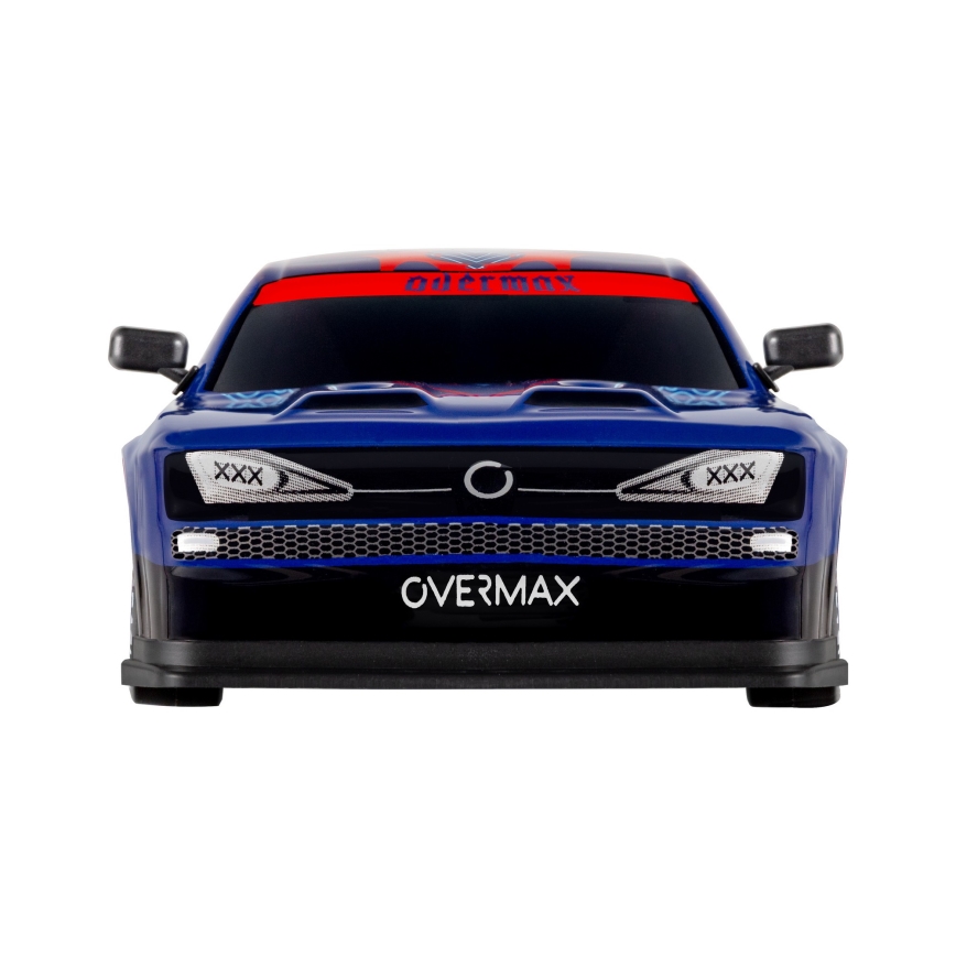 Overmax - X-OVERSLIDE RC Drift Car with Remote Control, 1000 mAh, Black/Green/Blue/Red