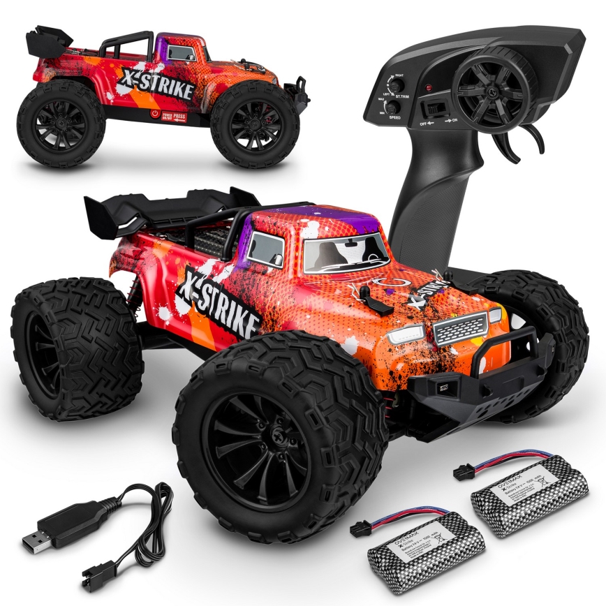 Overmax - X-STRIKE 3000 mAh Remote-Control RC Car, Black/Orange