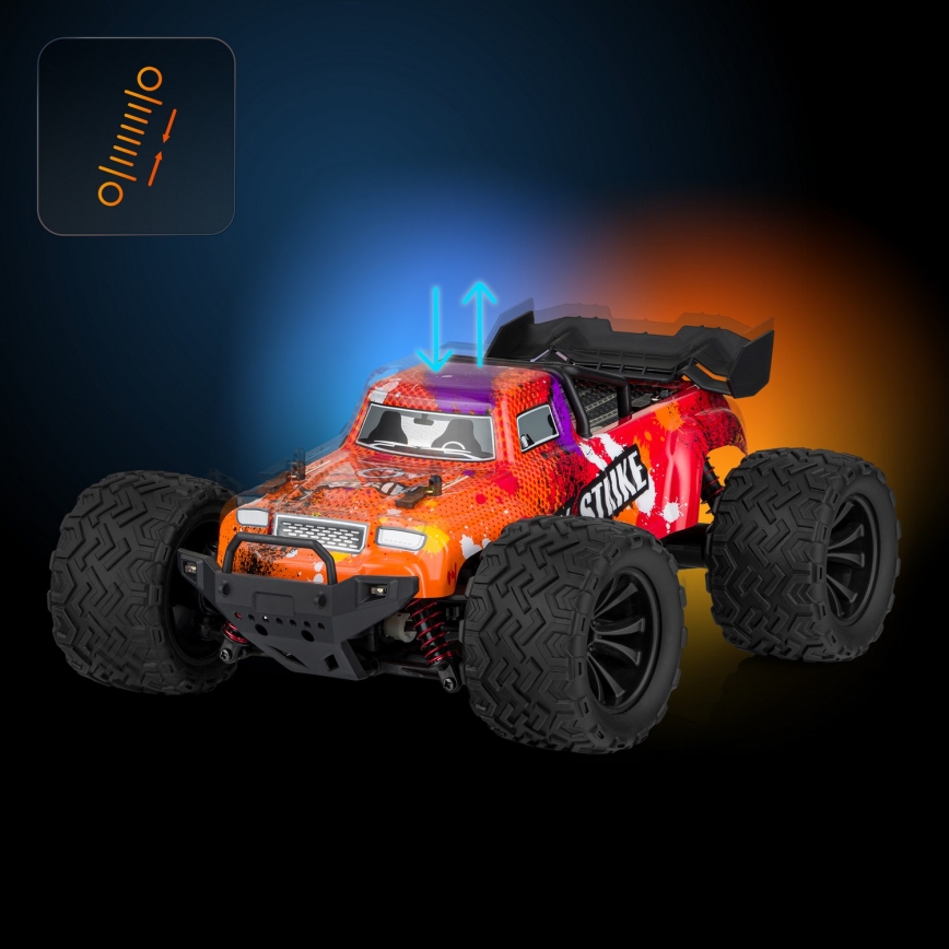 Overmax - X-STRIKE 3000 mAh Remote-Control RC Car, Black/Orange