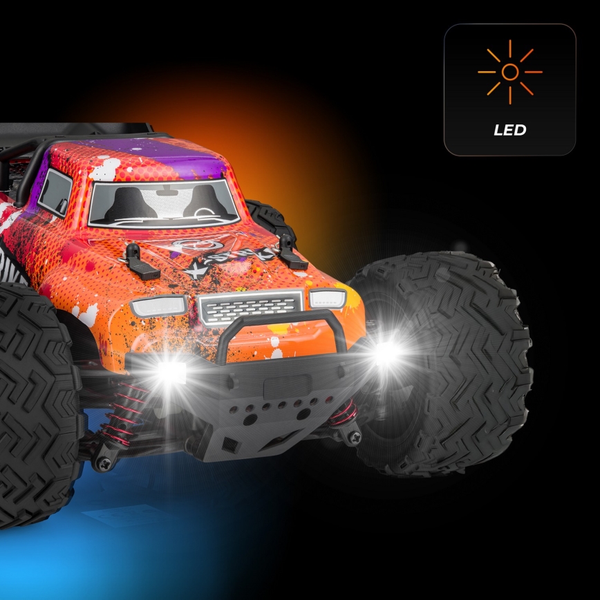 Overmax - X-STRIKE 3000 mAh Remote-Control RC Car, Black/Orange