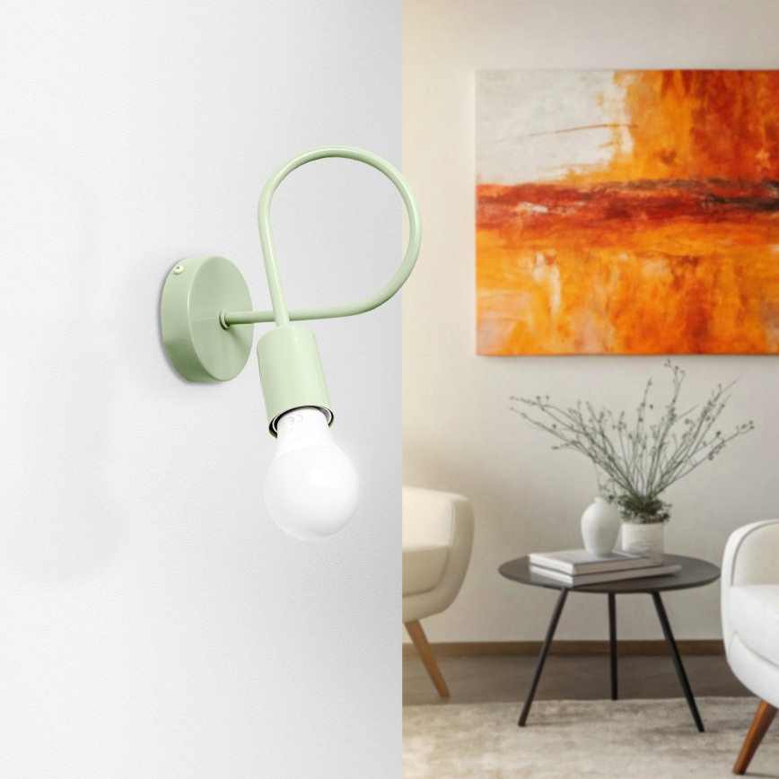 OXFORD Adjustable Wall Lamp 1xE27/15W/230V, Green