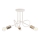 OXFORD Flush-mount chandelier 3x E27/15W/230V, brass/white