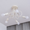 OXFORD flush-mounted chandelier 5xE27/15W/230V cream