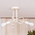 OXFORD Flush‑Mount Ceiling Light, 3x E27/15W/230V, Cream