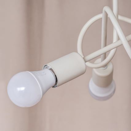 OXFORD Flush‑Mount Ceiling Light, 3x E27/15W/230V, Cream