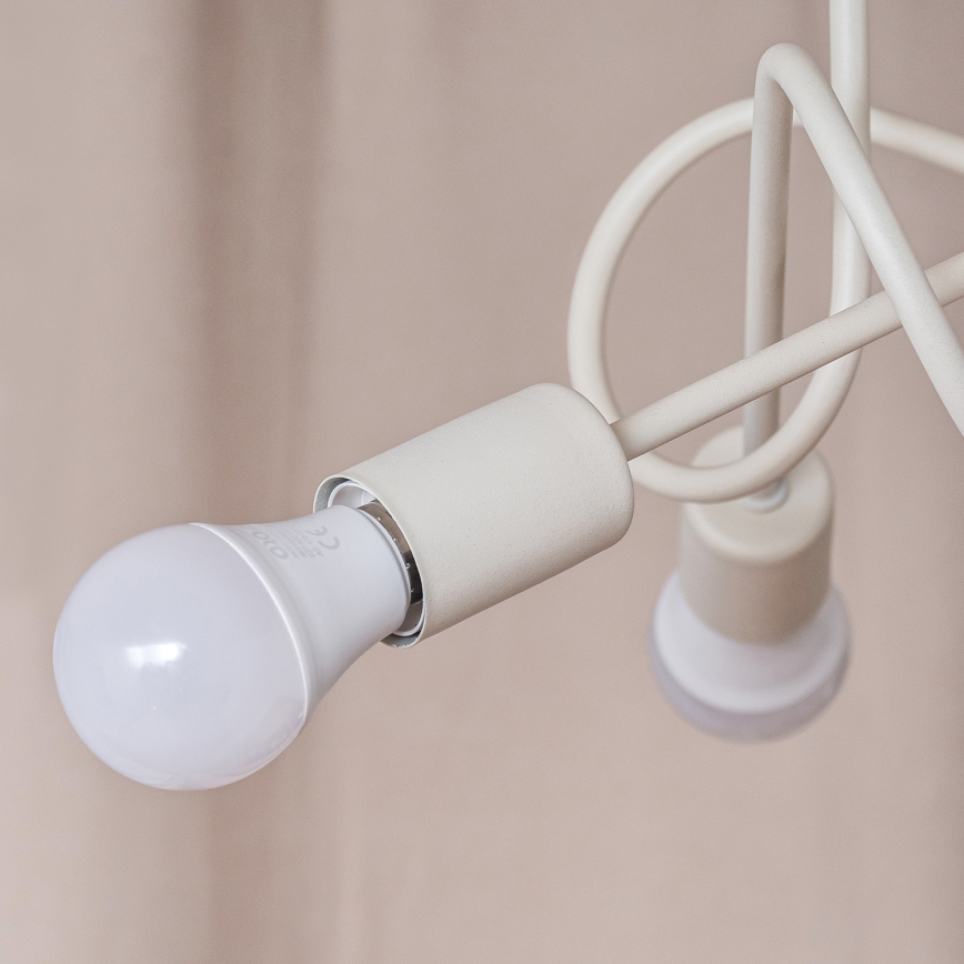 OXFORD Flush‑Mount Ceiling Light, 3x E27/15W/230V, Cream