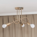OXFORD Flush‑Mount Chandelier 3xE27/15W/230V, Gold