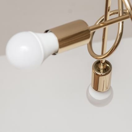 OXFORD Flush‑Mount Chandelier 3xE27/15W/230V, Gold