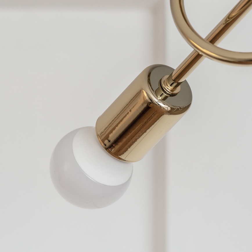 OXFORD Flush‑Mount Chandelier 3xE27/15W/230V, Gold