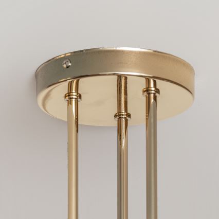 OXFORD Flush‑Mount Chandelier 3xE27/15W/230V, Gold