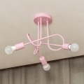 OXFORD Surface-Mounted Ceiling Light 3xE27/15W/230V, Pink