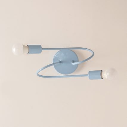 OXFORD Surface-Mounted Chandelier 2xE27/15W/230V – Blue