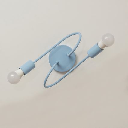 OXFORD Surface-Mounted Chandelier 2xE27/15W/230V – Blue
