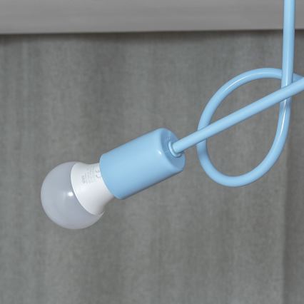 OXFORD Surface-Mounted Chandelier 2xE27/15W/230V – Blue