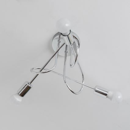 OXFORD Surface-Mounted Chandelier 3xE27/15W/230V, Polished Chrome