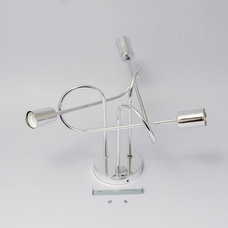 OXFORD Surface-Mounted Chandelier 3xE27/15W/230V, Polished Chrome