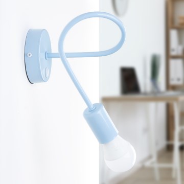 OXFORD Wall Lamp 1x E27, 15W, 230V — Blue