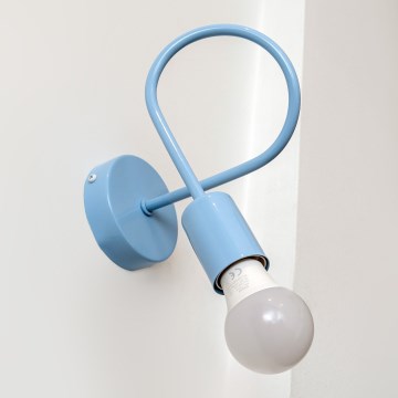 OXFORD Wall Lamp 1xE27/15W/230V Blue