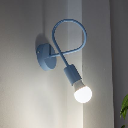 OXFORD Wall Lamp 1xE27/15W/230V Blue