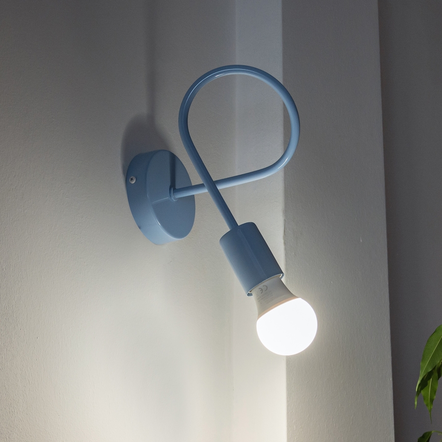 OXFORD Wall Lamp 1xE27/15W/230V Blue