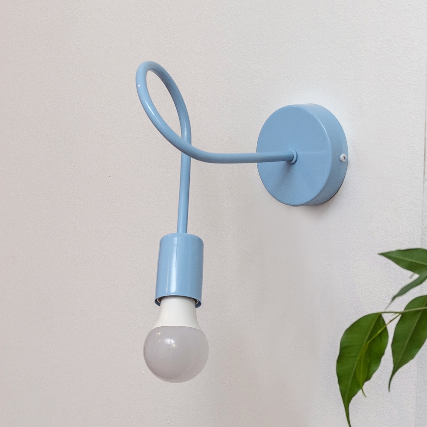 OXFORD Wall Lamp 1xE27/15W/230V Blue