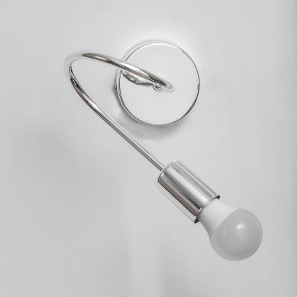 OXFORD Wall Lamp 1xE27/15W/230V, Glossy Chrome