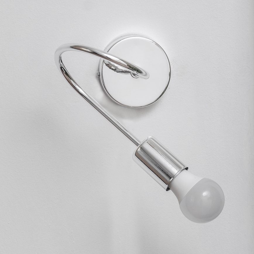 OXFORD Wall Lamp 1xE27/15W/230V, Glossy Chrome