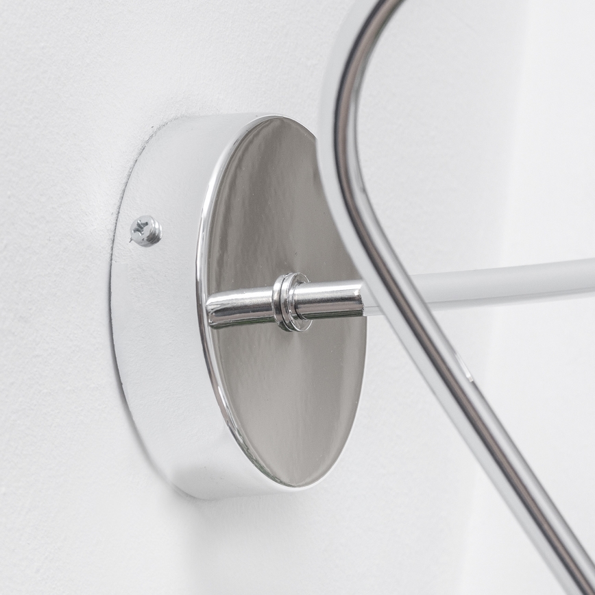 OXFORD Wall Lamp 1xE27/15W/230V, Glossy Chrome