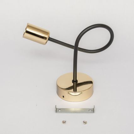 OXFORD Wall Lamp 1xE27/15W/230V Gold/Black