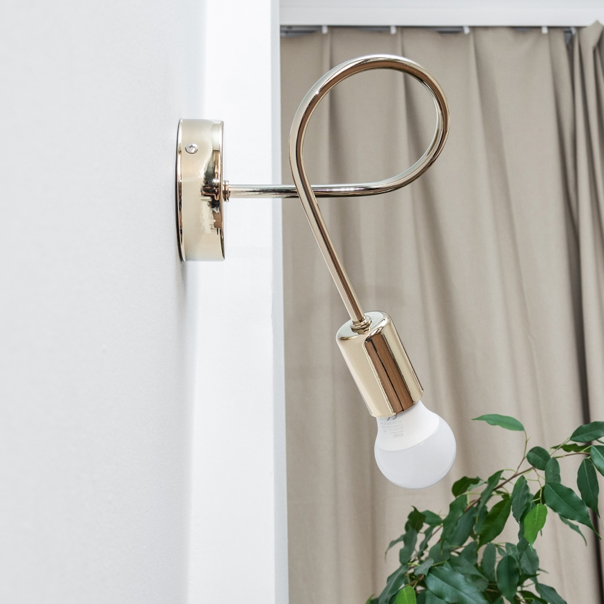 OXFORD Wall Lamp 1xE27/15W/230V Gold