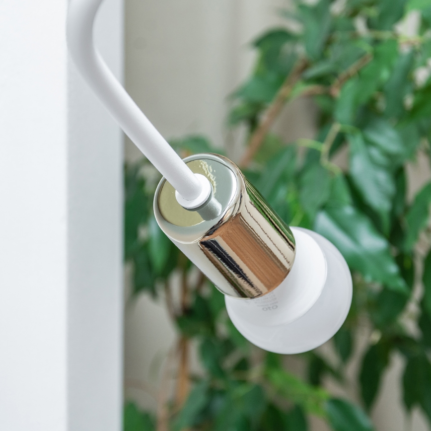 OXFORD Wall Lamp 1xE27/15W/230V Gold/White